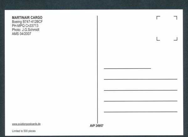 MARTINAIR CARGO, Boeing B747-412BCF